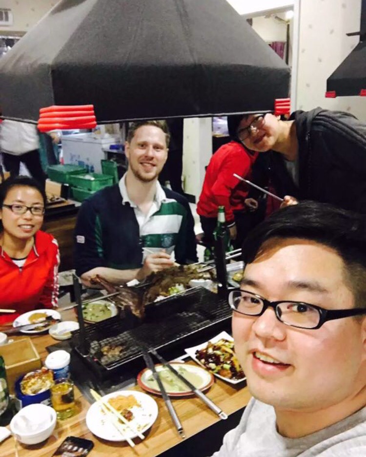 Sharing Dinner in Chengde