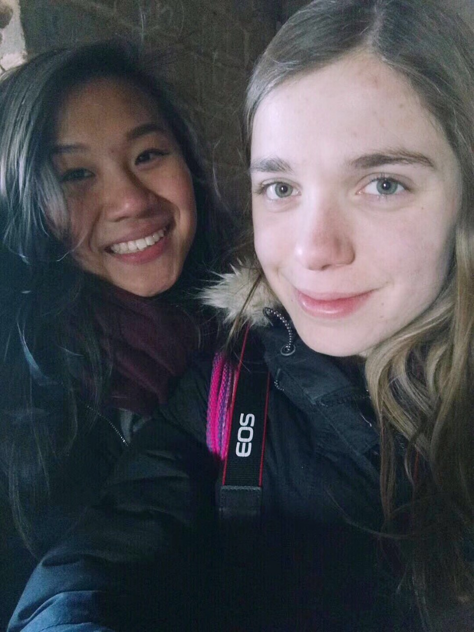 Jocelyn and Katrin enjoying some time exploring China