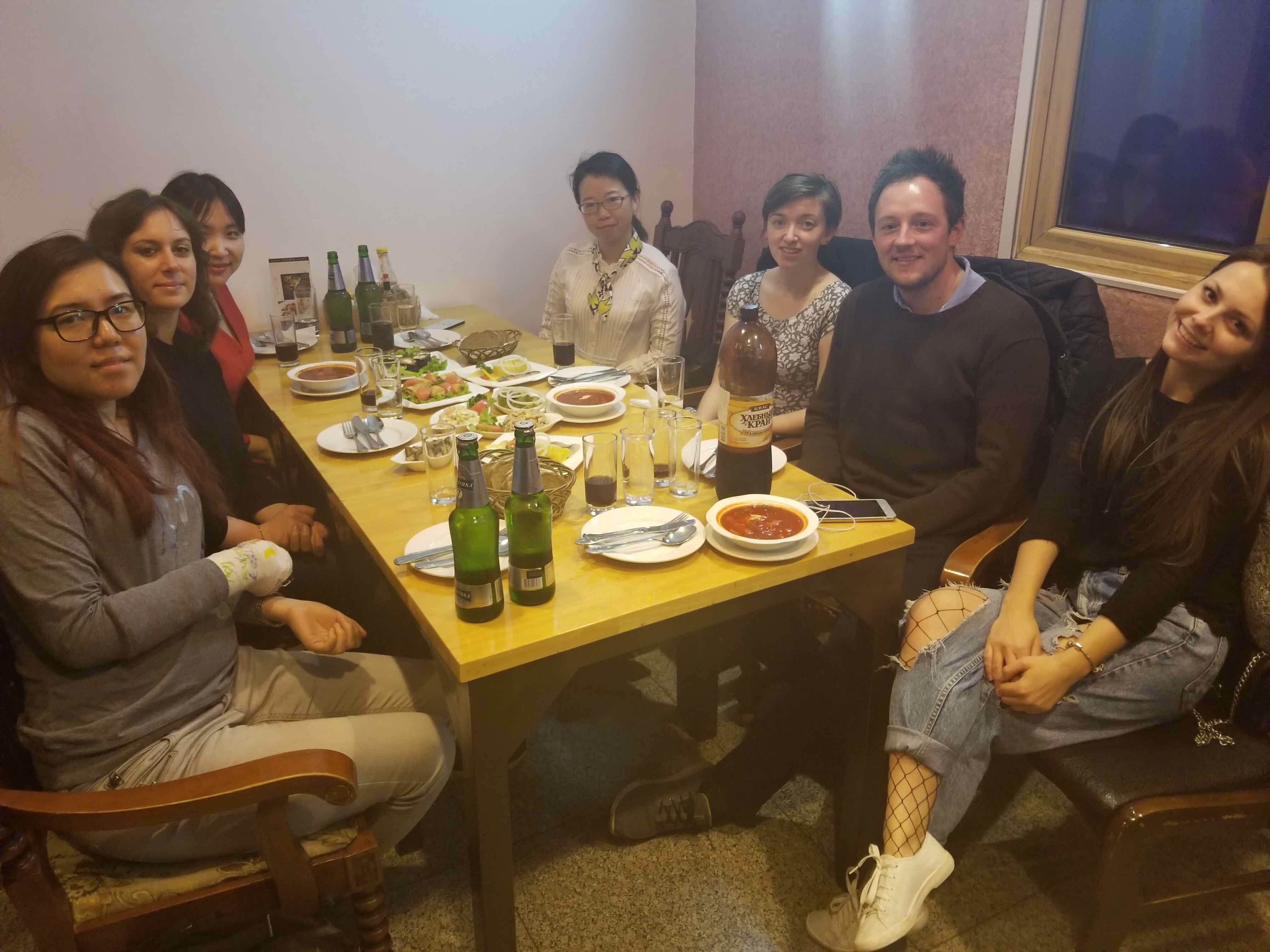 LTL Beijing Staff enjoying Dinner