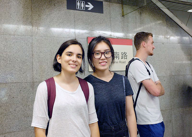Taking the Metro in Shanghai