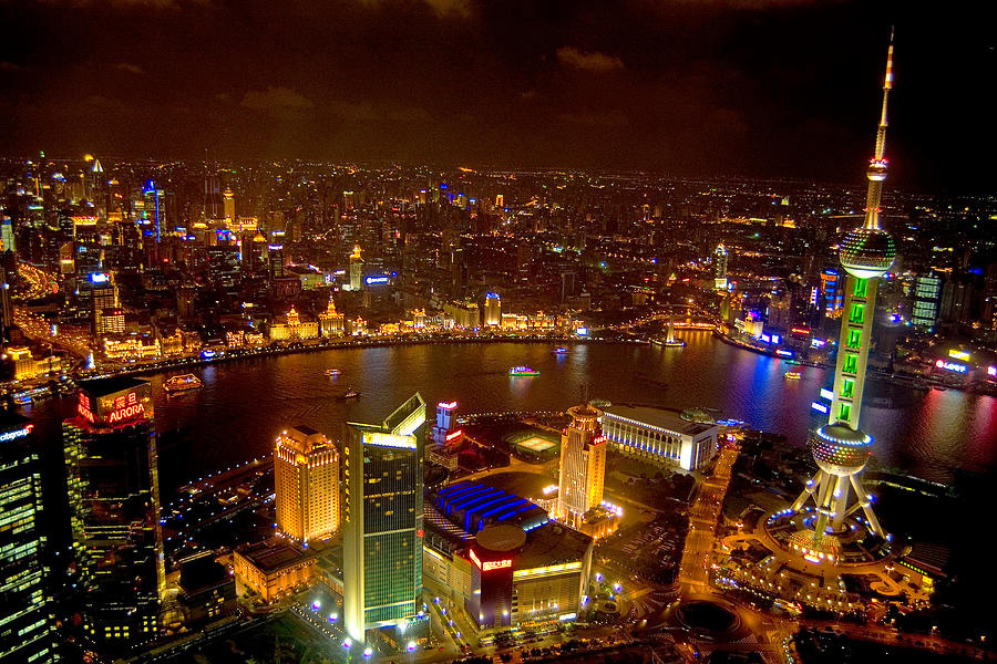 The Bund in Shanghai at night - A sublime setting
